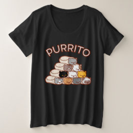 Camiseta PURRITO PYRAMID Gato Burrito