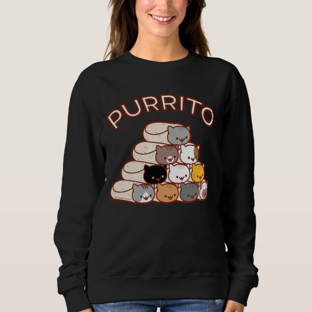 Camiseta PURRITO PYRAMID Gato Burrito (Frente)