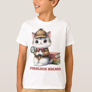 Camiseta Purrlock Holmes Kitten Detetive