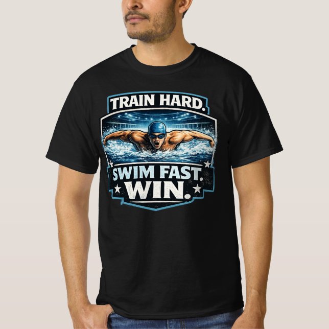 Camiseta Push your limits in and out of the pool with this  (Frente)