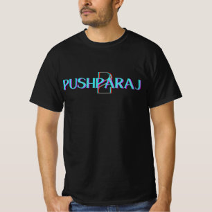Camiseta Pushparaj 2 - Camisa-T Gráfica em Negrito e Na mod