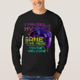CAMISETA PUSI MEU JOGO PARA ESTAR AQUI VOCÊ É BEM-VINDO T-S