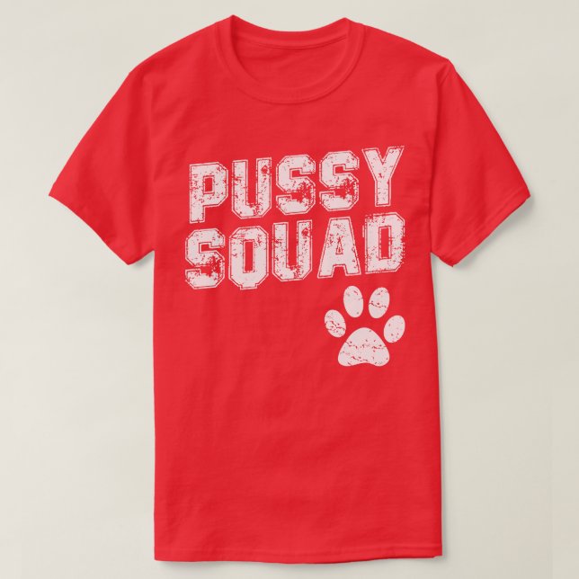 Camiseta Pussy Squad (Frente do Design)
