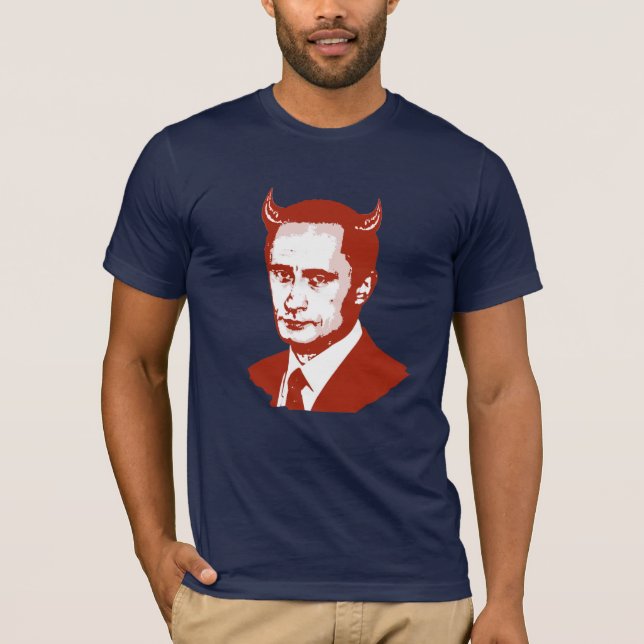 CAMISETA PUTIN É O DIABO (Frente)
