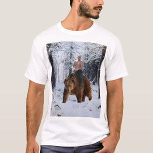 Camiseta Putin em um urso