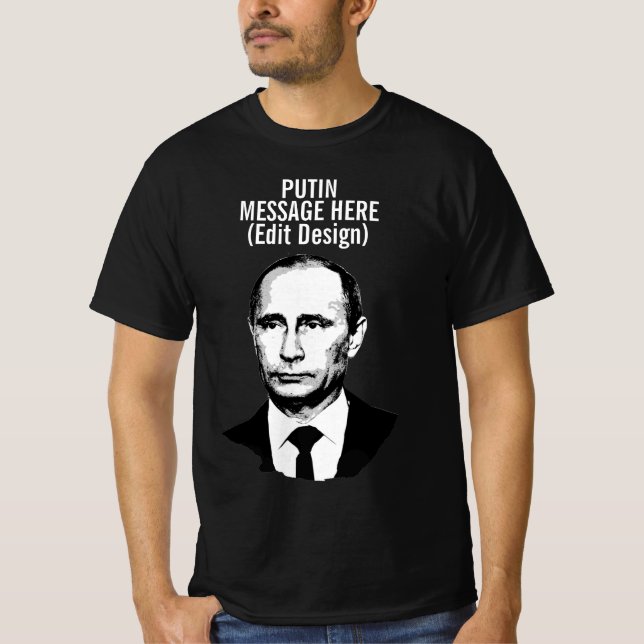 CAMISETA PUTIN VLADIMIR PERSONALIZADO (Frente)
