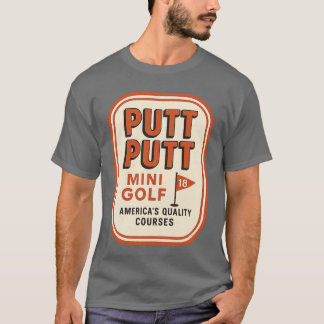 Camiseta Putt Putt Mini Golfe Retro Anos 80