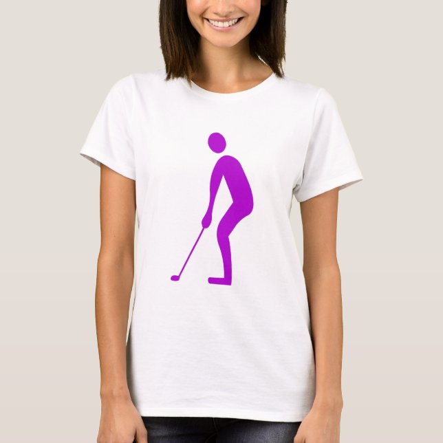 Camiseta Putting - Roxo (Frente)