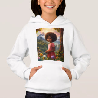 Camiseta Puxante Hoodie, de moça, bonito