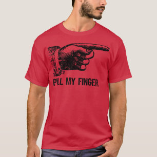 Camiseta puxar meu dedo