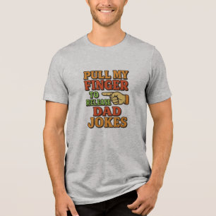 Camiseta Puxe Meu Dedo Para Soltar Piadas do Papai