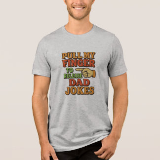 Camiseta Puxe Meu Dedo Para Soltar Piadas do Papai