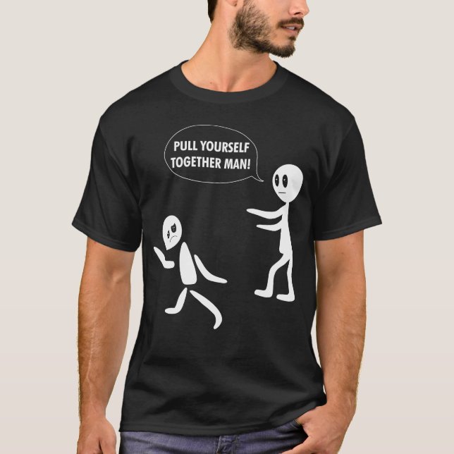 Camiseta Puxe-se, cara (Frente)