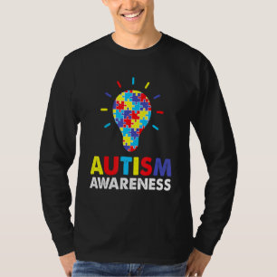 Camiseta Puzz Autismo Mês de Consciência Autista Multicolor