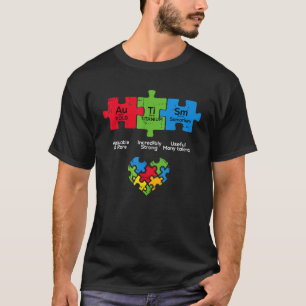 Camiseta Puzzle da Tabela Periódica do Professor de Consciê