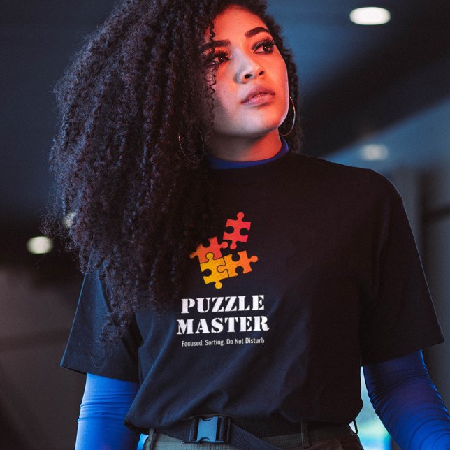 Camiseta Puzzle Master Jigsaw Lovers Funny Quote (Criador carregado)