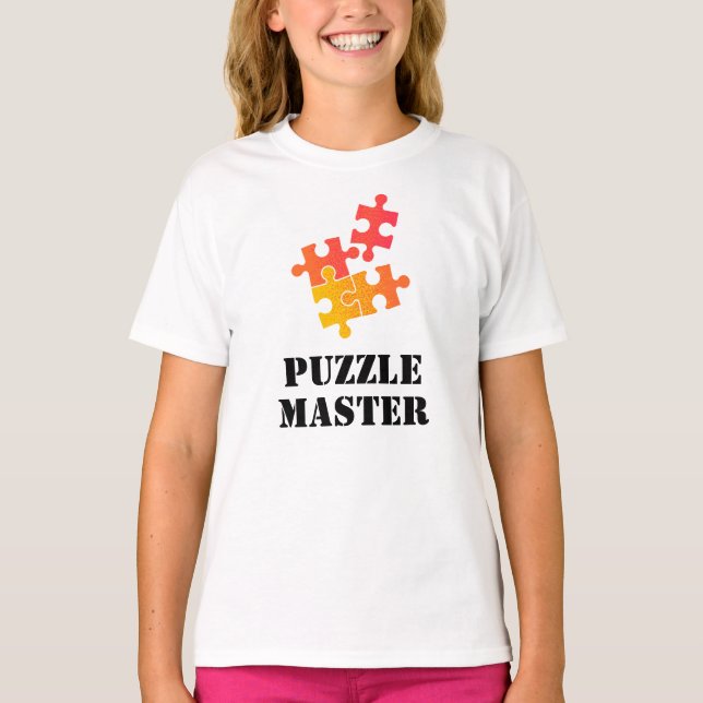 Camiseta Puzzle Master Jigsaw Lovers Funny Quote (Frente)
