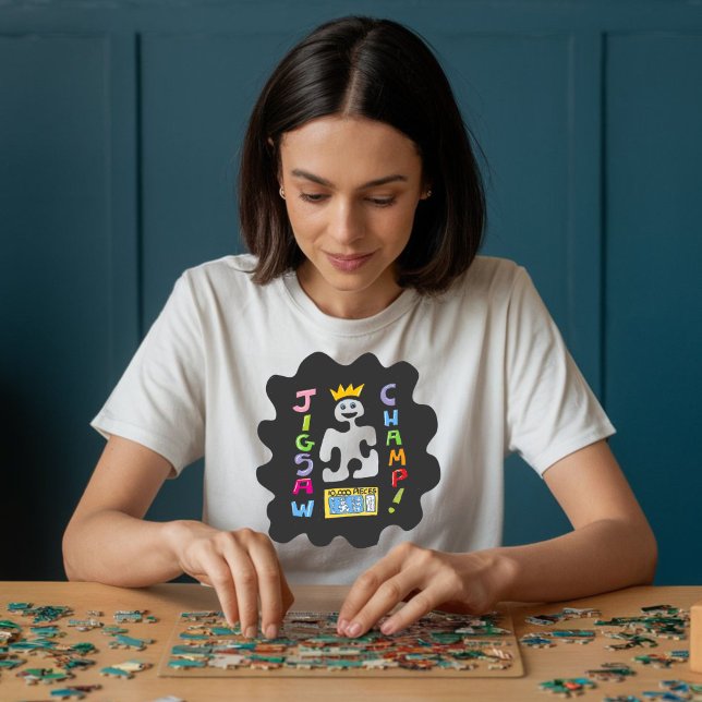 Camiseta Puzzler do amante do quebra-cabeça (Criador carregado)