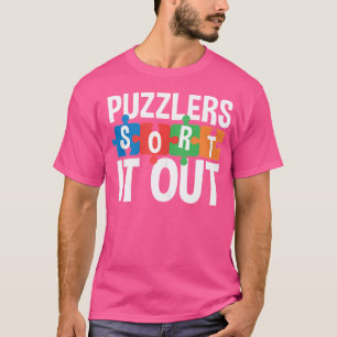 Camiseta Puzzlers Ordenam-No O Puzzler De Jogo De Conselho