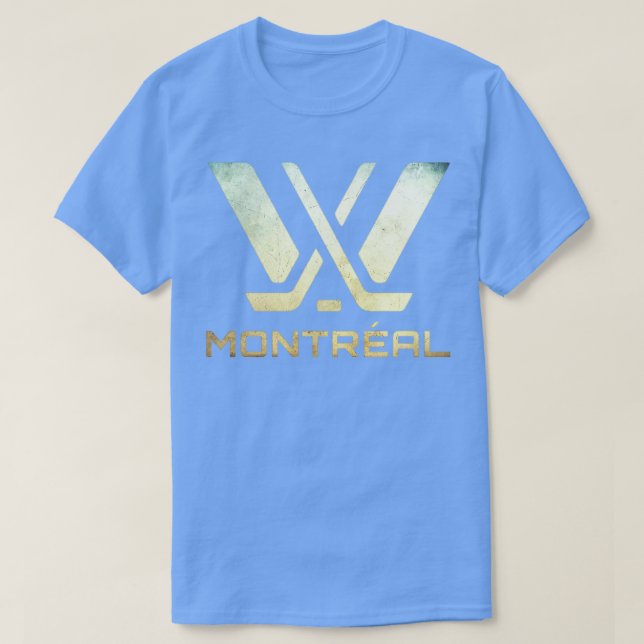 Camiseta PWHL Montreal angustiado (Frente do Design)