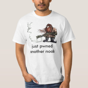 Camiseta Pwned alguns noobs