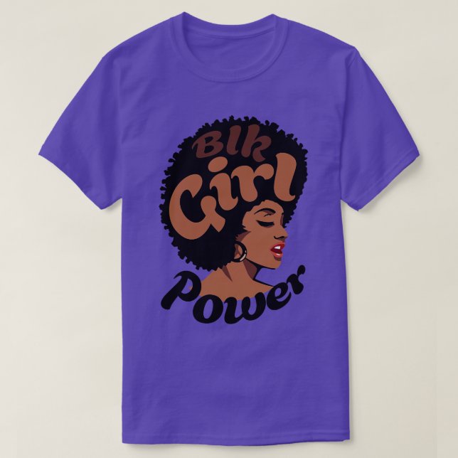 Camiseta PWR GRL preto (Frente do Design)