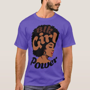 Camiseta PWR GRL preto
