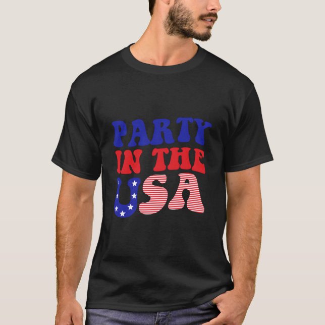 Camiseta Py In The Usa 4Th Of July Independence Day Usa (Frente)