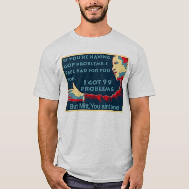 Camiseta PY | T de Obama de 99 problemas (Frente)