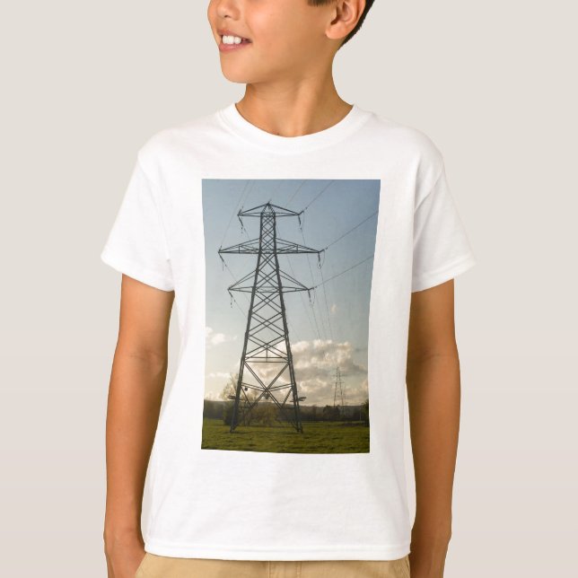 Camiseta Pylon da eletricidade (Frente)