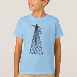 Camiseta Pylon para crianças e eletricidade