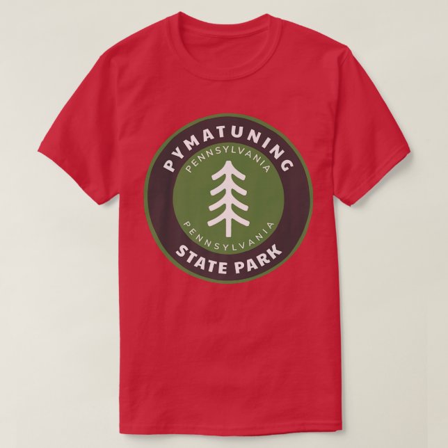 Camiseta Pymatuning State Park Pensilvânia Vacinação PA Sou (Frente do Design)