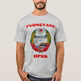 Camiseta Pyongyang, Coreia do Norte - RPDC 조 선 민 주 주 의 인 민