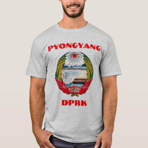 Camiseta Pyongyang, Coreia do Norte - RPDC 조 선 민 주 주 의 인 민