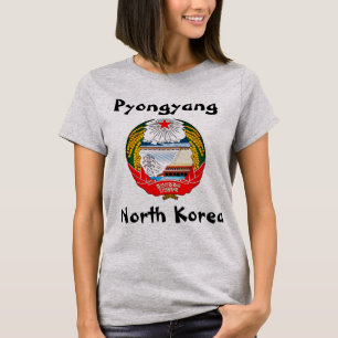 Camiseta Pyongyang, Coreia do Norte (RPDC) 조 선 민 주 주 의 인 민