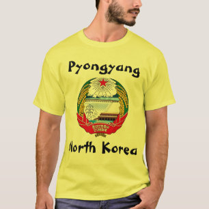 Camiseta Pyongyang, Coreia do Norte (RPDC) 조 선 민 주 주 의 인 민 