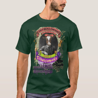 Camiseta Pyotr Tchaicowsky Tchaikovsky Cow al Music