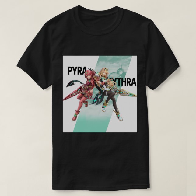 Camiseta Pyra e Mythra (Frente do Design)