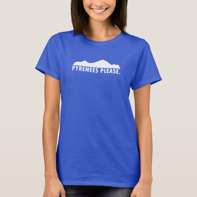 Camiseta Pyrenees satisfazem (Frente)