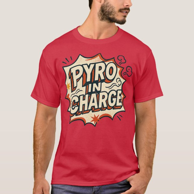 Camiseta Pyro a cargo (Frente)