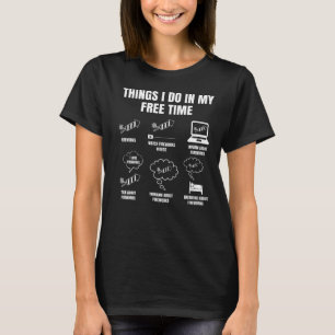 Camiseta Pyro Coisas Que Faço No Meu Tempo Livre Para Bombe