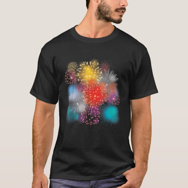 Camiseta Pyro Fireworks Explosion Pyrotechnical (Frente)