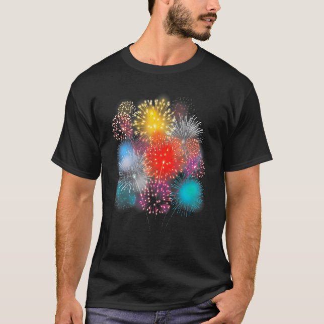 Camiseta Pyro Fireworks Explosion Pyrotechnical (Frente)