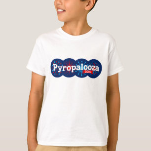 Camiseta Pyropalooza caçoa o T