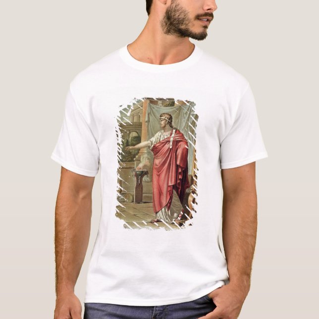 Camiseta Pyrrhus, traje para "Andromache" por Jean Racine, (Frente)