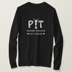 Camiseta PYT Bonito Jovem Amigos para Sempre