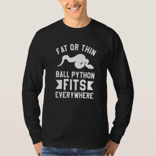 Camiseta Python Bola Gorda Ou Magra Cabe Em Qualquer Lugar