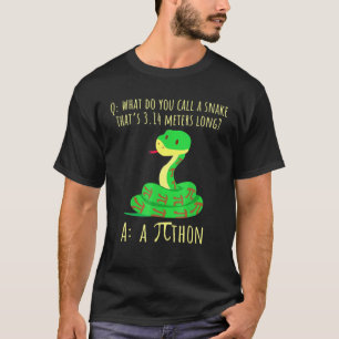 Camiseta Python Pithon Pi Símbolo Engraçado Matemático P