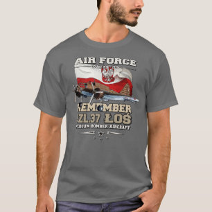 Camiseta PZL37 Los Polonês Média Bomber