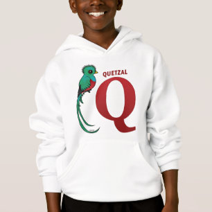 Camiseta Q para o quetzal
